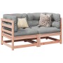 Set de sofás jardín 2 pzas con cojines madera abeto Douglas de vidaXL, Conjuntos de jardín - Ref: Foro24-3295828, Precio: 210...
