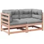 Set de sofás jardín 2 pzas con cojines madera abeto Douglas de vidaXL, Conjuntos de jardín - Ref: Foro24-3295828, Precio: 202...