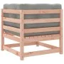 Set de sofás jardín 2 pzas con cojines madera abeto Douglas de vidaXL, Conjuntos de jardín - Ref: Foro24-3295828, Precio: 202...