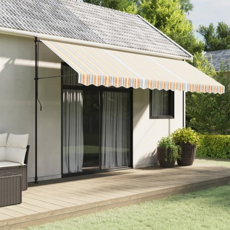 Tela de repuesto de toldo rayas de colores 4,5x3 m de vidaXL, Toldos - Ref: Foro24-367728, Precio: 70,24 €, Descuento: %