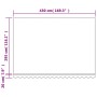 Tela de repuesto de toldo rayas de colores 4,5x3 m de vidaXL, Toldos - Ref: Foro24-367728, Precio: 70,24 €, Descuento: %