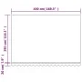 Tela de repuesto de toldo rayas de colores 4,5x3 m de vidaXL, Toldos - Ref: Foro24-367728, Precio: 62,59 €, Descuento: %