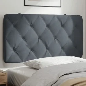 Dark gray velvet padded bed headboard 100 cm by vidaXL, Headboards and footboards - Ref: Foro24-374715, Price: 49,09 €, Disco...