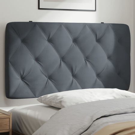 Cabecero de cama acolchado terciopelo gris oscuro 100 cm de vidaXL, Cabeceros y pies de cama - Ref: Foro24-374715, Precio: 45...