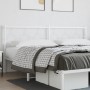 Cabecero de metal blanco 193 cm de vidaXL, Cabeceros y pies de cama - Ref: Foro24-376312, Precio: 44,53 €, Descuento: %