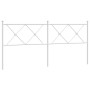 Cabecero de metal blanco 180 cm de vidaXL, Cabeceros y pies de cama - Ref: Foro24-376587, Precio: 49,19 €, Descuento: %