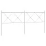 Cabecero de metal blanco 180 cm de vidaXL, Cabeceros y pies de cama - Ref: Foro24-376587, Precio: 48,48 €, Descuento: %