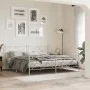 Kopfteil aus weißem Metall, 180 cm von vidaXL, Kopf- und Fußteile - Ref: Foro24-376587, Preis: 48,48 €, Rabatt: %