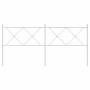 Cabecero de metal blanco 180 cm de vidaXL, Cabeceros y pies de cama - Ref: Foro24-376587, Precio: 49,19 €, Descuento: %