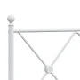 Kopfteil aus weißem Metall, 180 cm von vidaXL, Kopf- und Fußteile - Ref: Foro24-376587, Preis: 48,48 €, Rabatt: %