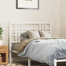 Kopfteil aus weißem Metall, 100 cm von vidaXL, Kopf- und Fußteile - Ref: Foro24-376402, Preis: 28,99 €, Rabatt: %