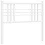 Cabecero de metal blanco 100 cm de vidaXL, Cabeceros y pies de cama - Ref: Foro24-376402, Precio: 29,46 €, Descuento: %