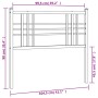Cabecero de metal blanco 100 cm de vidaXL, Cabeceros y pies de cama - Ref: Foro24-376402, Precio: 29,46 €, Descuento: %