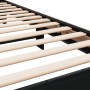 Estructura de cama madera de ingeniería y metal negra 75x190 cm de vidaXL, Camas y somieres - Ref: Foro24-845812, Precio: 72,...