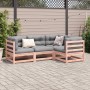 Set de sofás jardín 4 pzas con cojines madera abeto Douglas de vidaXL, Conjuntos de jardín - Ref: Foro24-3299414, Precio: 397...