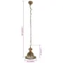 Lámpara colgante de aluminio 25x25x139 cm de vidaXL, Lámparas - Ref: Foro24-357844, Precio: 75,85 €, Descuento: %
