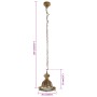 Lámpara colgante de aluminio 25x25x139 cm de vidaXL, Lámparas - Ref: Foro24-357844, Precio: 77,21 €, Descuento: %
