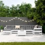Juego de sofás de jardín 8 pzas madera maciza de pino blanco de vidaXL, Conjuntos de jardín - Ref: Foro24-3250633, Precio: 55...