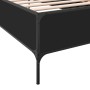 Estructura de cama madera de ingeniería y metal negro 90x200 cm de vidaXL, Camas y somieres - Ref: Foro24-844966, Precio: 83,...