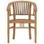 Silla de jardín 2 unidades madera maciza de teca de vidaXL, Sillas de jardín - Ref: Foro24-49429, Precio: 278,95 €, Descuento: %