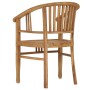 Silla de jardín 2 unidades madera maciza de teca de vidaXL, Sillas de jardín - Ref: Foro24-49429, Precio: 278,95 €, Descuento: %