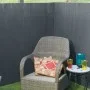 Nature Double-sided garden screening fence PVC anthracite gray 1x3 m by Nature, fence panels - Ref: Foro24-428521, Price: 49,...