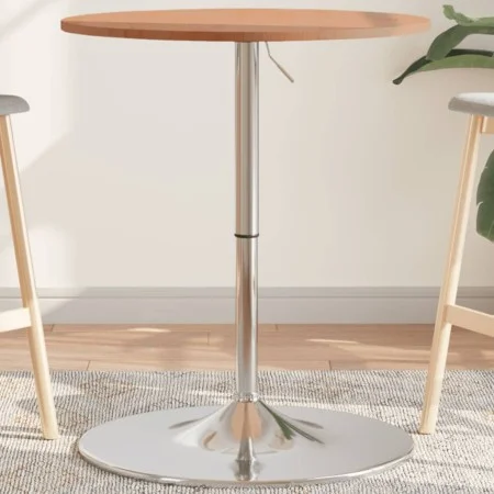 Mesa alta de madera maciza de haya Ø60x89,5 cm de vidaXL, Mesas de cocina y de comedor - Ref: Foro24-3270625, Precio: 92,73 €...
