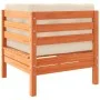 Set de sofás jardín 4 pzas con cojines madera pino marrón cera de vidaXL, Conjuntos de jardín - Ref: Foro24-3299416, Precio: ...