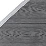 Panel de valla WPC gris 95x(105-180) cm de vidaXL, Paneles de vallas - Ref: Foro24-49071, Precio: 128,36 €, Descuento: %