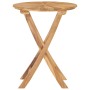 Mesa de jardín plegable madera maciza de teca Ø 60 cm de vidaXL, Mesas de jardín - Ref: Foro24-49437, Precio: 136,21 €, Descu...