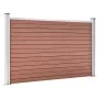 Brauner WPC-Gartenzaun 180x105 cm von vidaXL, Zaunpaneele - Ref: Foro24-49072, Preis: 198,45 €, Rabatt: %