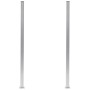 Postes de valla 2 unidades aluminio 185 cm de vidaXL, Postes de cerca - Ref: Foro24-49076, Precio: 151,86 €, Descuento: %
