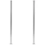 Postes de valla 2 unidades aluminio 185 cm de vidaXL, Postes de cerca - Ref: Foro24-49076, Precio: 129,95 €, Descuento: %