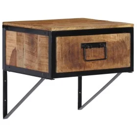 Mesita de noche madera maciza de mango 40x35x40 cm de vidaXL, Mesitas de noche - Ref: Foro24-358916, Precio: 53,72 €, Descuen...