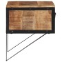 Mesita de noche madera maciza de mango 40x35x40 cm de vidaXL, Mesitas de noche - Ref: Foro24-358916, Precio: 54,52 €, Descuen...