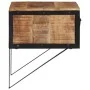 Mesita de noche madera maciza de mango 40x35x40 cm de vidaXL, Mesitas de noche - Ref: Foro24-358916, Precio: 53,72 €, Descuen...