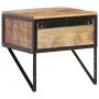 Mesita de noche madera maciza de mango 40x35x40 cm de vidaXL, Mesitas de noche - Ref: Foro24-358916, Precio: 53,72 €, Descuen...