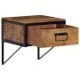 Mesita de noche madera maciza de mango 40x35x40 cm de vidaXL, Mesitas de noche - Ref: Foro24-358916, Precio: 53,72 €, Descuen...