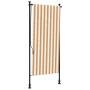 Persiana enrollable exterior tela acero naranja y blanco de vidaXL, Toldos - Ref: Foro24-368769, Precio: 69,51 €, Descuento: %