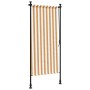 Persiana enrollable exterior tela acero naranja y blanco de vidaXL, Toldos - Ref: Foro24-368769, Precio: 69,51 €, Descuento: %