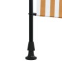 Persiana enrollable exterior tela acero naranja y blanco de vidaXL, Toldos - Ref: Foro24-368769, Precio: 69,51 €, Descuento: %