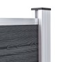Postes de valla 2 unidades aluminio 185 cm de vidaXL, Postes de cerca - Ref: Foro24-49076, Precio: 151,86 €, Descuento: %