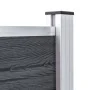 Postes de valla 2 unidades aluminio 185 cm de vidaXL, Postes de cerca - Ref: Foro24-49076, Precio: 129,95 €, Descuento: %