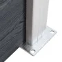 Postes de valla 2 unidades aluminio 185 cm de vidaXL, Postes de cerca - Ref: Foro24-49076, Precio: 129,95 €, Descuento: %