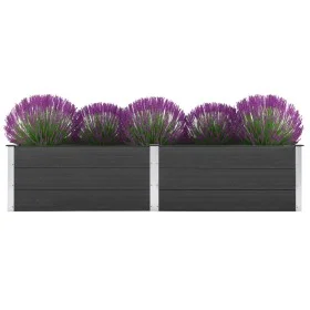 Arriate de WPC gris 250x50x54 cm de vidaXL, Maceteros y jardineras - Ref: Foro24-49057, Precio: 351,60 €, Descuento: %