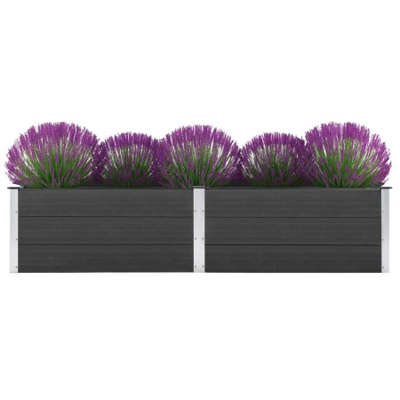 Arriate de WPC gris 250x50x54 cm de vidaXL, Maceteros y jardineras - Ref: Foro24-49057, Precio: 316,51 €, Descuento: %