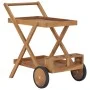Carrito del té de madera maciza de teca de vidaXL, Carros de cocina y comedor - Ref: Foro24-49425, Precio: 128,85 €, Descuent...