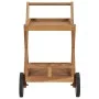 Carrito del té de madera maciza de teca de vidaXL, Carros de cocina y comedor - Ref: Foro24-49425, Precio: 128,85 €, Descuent...