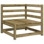 Juego de sofás de jardín 9 pzas madera de pino impregnada de vidaXL, Conjuntos de jardín - Ref: Foro24-3299511, Precio: 549,6...