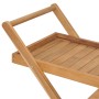 Carrito del té de madera maciza de teca de vidaXL, Carros de cocina y comedor - Ref: Foro24-49425, Precio: 131,15 €, Descuent...